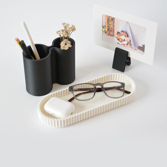 Catch All Tray, Desk Organizer, Sustainable desk tray for jewelry, keys, glasses, pens, catchall organizer, Gift office desk accessories